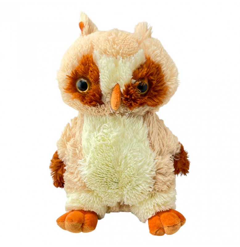 Мягкая игрушка Сова 30 см 0239_Light Brown