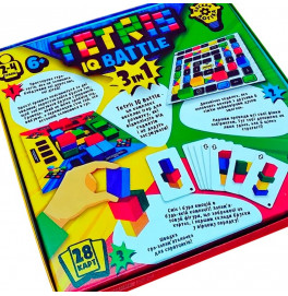Настольная игра Danko Toys Tetris IQ Battle 3 in 1 развлекательная G-TIB-02U