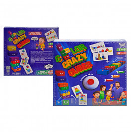 Настольная игра Danko Toys "Color Crazy Cubes" развивающая CCC-02-01U