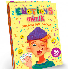 Настольная игра Danko Toys "Emotions Mimik" карточная EM-01-01U