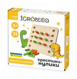 Настольная игра Igroteko Крестики-нолики из дерева 900576
