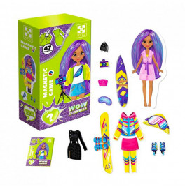 Магнитная одевалка Vladi Toys WOW Surprise "Travel" из картона VT3210-15