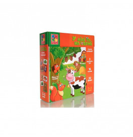 Мини-развивашка Vladi Toys "В лесу и на ферме" ассоциации VT1804-46