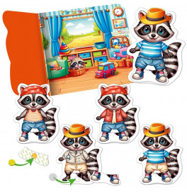 Развивающая игра Vladi Toys "Енотик" с липучками VT1320-02