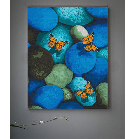 Картина за номерами "Метелики Монархи" 40*50 см 10573-AC