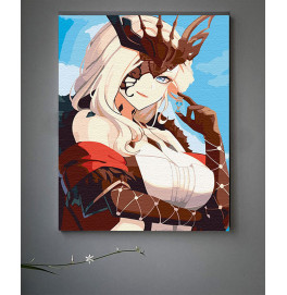 Картина по номерам ArtCraft Genshin Impact без подрамника "Синьора" 40*50 16041-ACNF