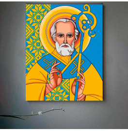 Картина за номерами "Святий Миколай" 40*50 см Авторська 10023-AC
