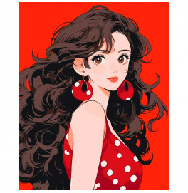 Картина за номерами "Anime girl" ArtCraft 40*50 см 10132-AC