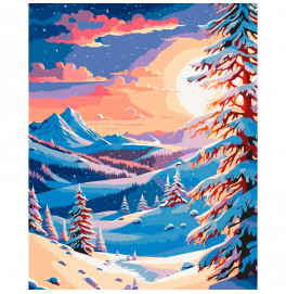 Картина по номерам "Зима в горах" ArtCraft 40*50 см 11047-AC