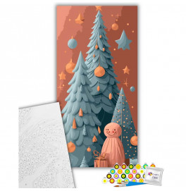 Картина по номерам "Сказочные елки" ArtCraft 40*80 см 16508-AC
