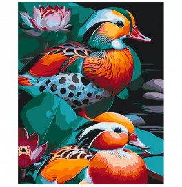 Картина по номерам Art Craft "Утки мандаринки" 40x50 см 11717-AC