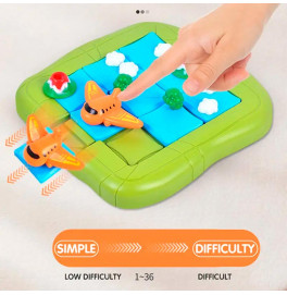 Настольная игра пятнашки с самолетом 920-3