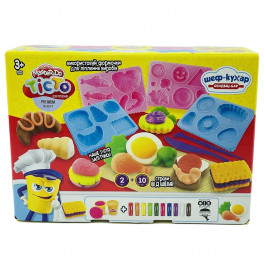 Набор для творчества Danko Toys "Шеф-повар. Сэндвич-бар" тесто для лепки TMD-17-03U