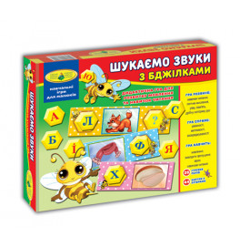 Игра "Ищем звуки с пчелками" в коробке рус. Ен.2593