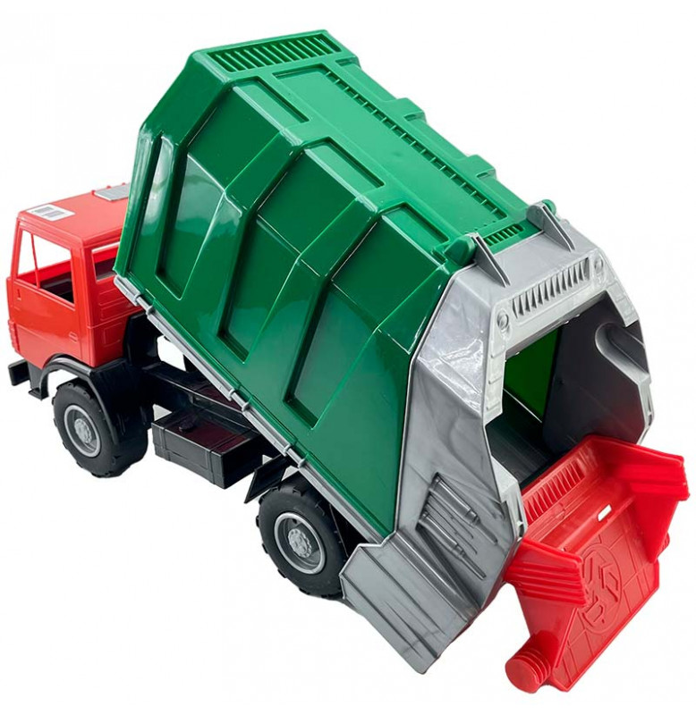 Машинка мусоровоз Орион Х2 пластиковая 273_Red-Green