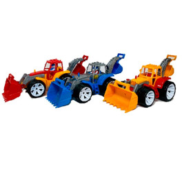 Набор детский Трактор с двумя ковшами "BAMS" (Черн. 007/8