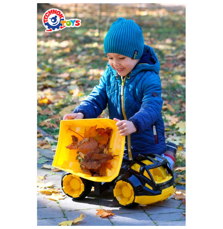 Машинка Самоскид Технок пластиковий 6238_Yellow