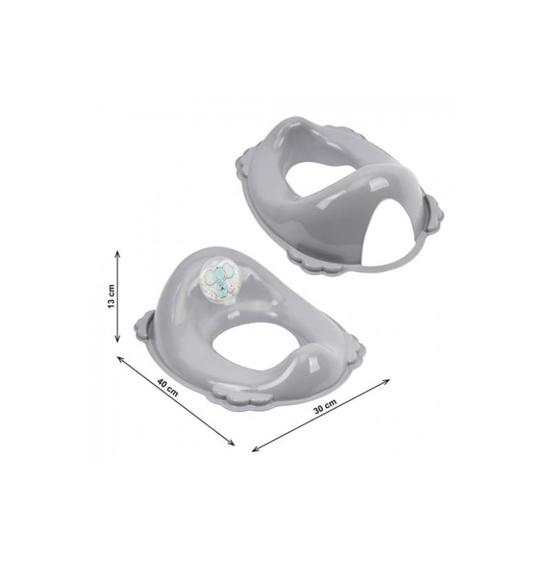 Накладка на унітаз ТехноК до 25 кг 1270_Gray