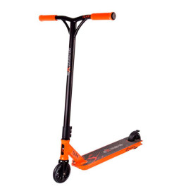 Самокат трюковый 2-х колесный Extreme Motion Team, PU 110мм TR21009_Orange
