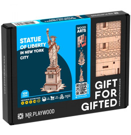 Конструктор Mr.Playwood Статуя Свободи механічний дерев'яний 10413