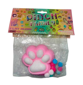 Лапки антистрес рожева з білим st-18 Лапки антистрес рожева з білим st-18