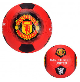 Мяч футбольный MANCHESTER UNITED №5 PU 420 гр сетка+игла FP087