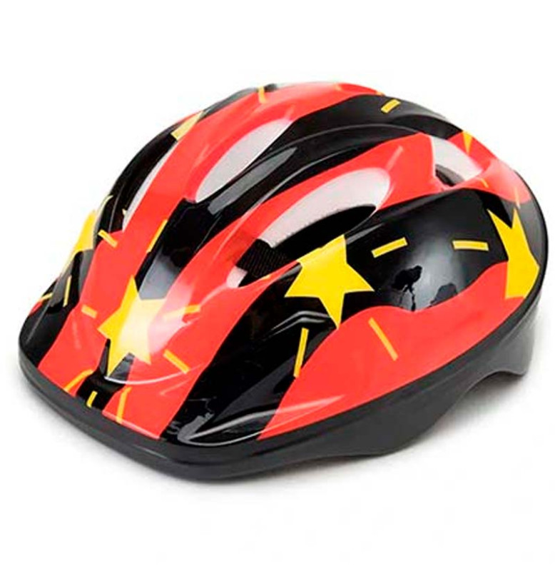 Захисний дитячий шолом для катання 24.5*20 см Z41492_Red-Yellow