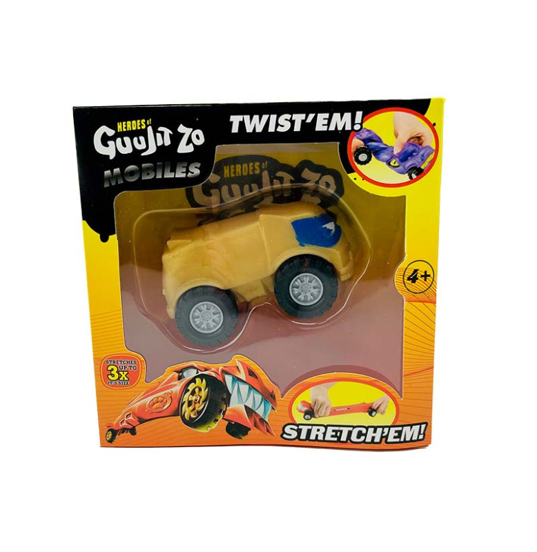 Стретч-антистрес GuujitZu у вигляді машинки C2881_Mask, Yellow