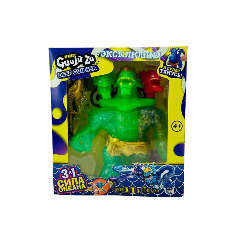 Стретч-антистрес GuujitZu 3 голови C2885_Green
