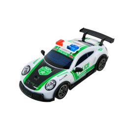 Машинка гоночная на радиоуправлении на батареях со светом 998-5B_Green