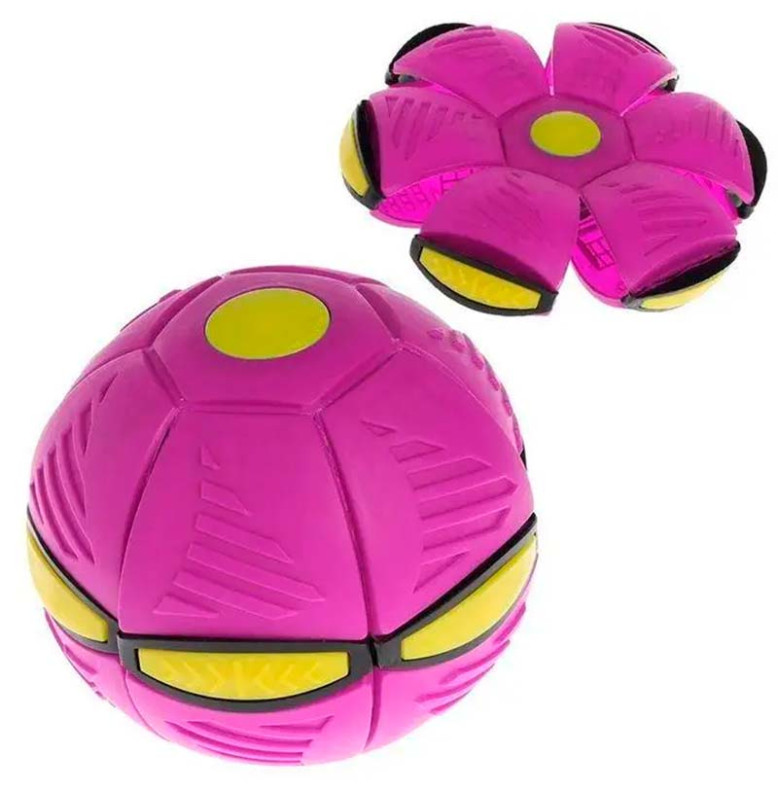 М'яч запускалка flat ball 6972321_Pink