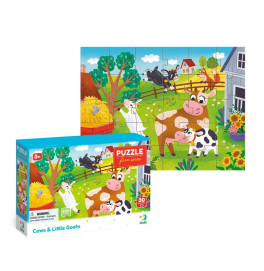 Пазл Dodo Коровы и козлята 30 элементов 300683
