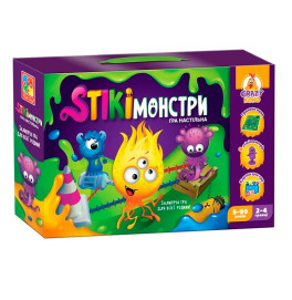 Настольная игра Vladi Toys "Стикоммонстры" развивающая