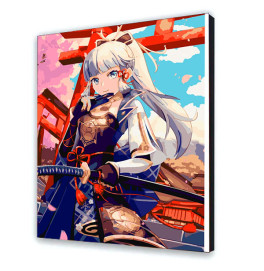 Картина по номерам "Аяка" 40*50 см без подрамника. 16065-ACNF