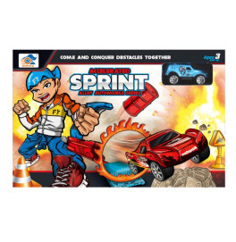 Игровой набор металлической машинки с катапультой. 779-18