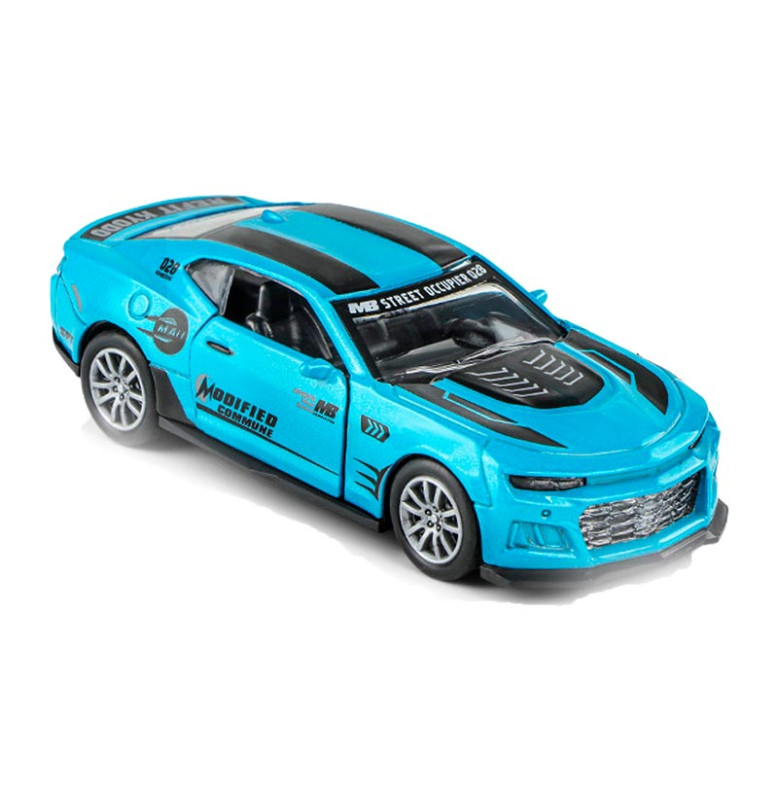 Машинка HORNET 1:32 металева інерційна з світлом і звуком K175B12_Blue