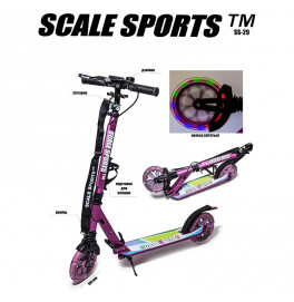 Двоколісний самокат Scale Sports Рожевий SS29_Pink