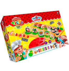 Тесто для лепки Danko Toys "Master Do" ШЕФ-ПОВАР СУШИ средняя укр