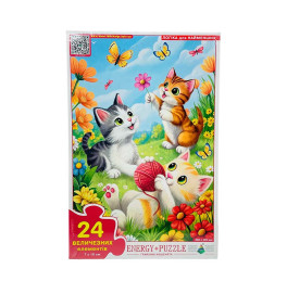 Гра-пазл 24 Грайливі кошенята Ен.8243
