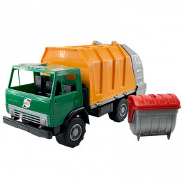 Машинка мусоровоз Орион Х2 пластиковая 273_Green-Orange