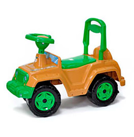 Толокар Орион Джип Песочный с салатовым 549 П Толокар Орион Джип Песочный с салатовым 549 П