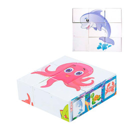 Кубики "Водний світ" Бамсик 0412