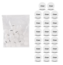 Мячи для настольного тенниса 40 мм 20 штук в пакете 20 штук в пакете TT24186_White