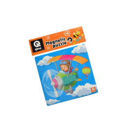 Пазлы qbee "Юный пилот" 16 элементов фомовые магнитные QB200-002 Пазлы qbee "Юный пилот" 16 элементов фомовые магнитные QB200-002