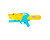 Водяна зброя в кульку M820EY (Н) р.52*21,6*8см M820EY_Yellow-Blue