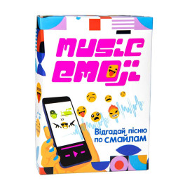 Настольная игра Strateg Music Emoji развлекательная на украинском языке (30249)