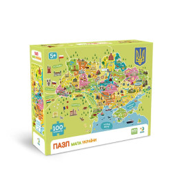 Пазл Dodo Maps Карта Украины 100 элементов