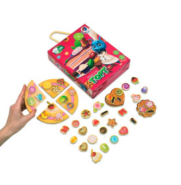 Игра магнитная Vladi Toys "Торт" фомовая