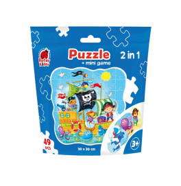 Puzzle in stand-up pouch "2 in 1. Pirates" RK1140-04