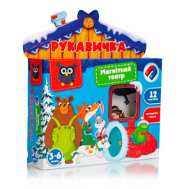 Игра настольная Vladi Toys магнитный театр Академия развития "Перчатка" (укр.